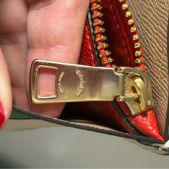 Coach Mollie Tote with Cherry Heart Print on Canvas HTF - Picture 9 of 16